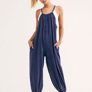 Navy Blue Women's Jumpsuit
